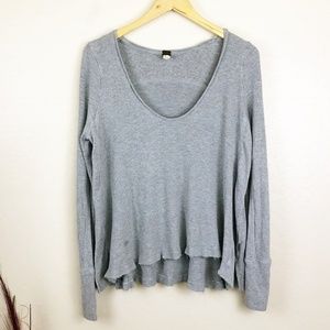 We the Free Pullover Gray Long sleeves Sweater